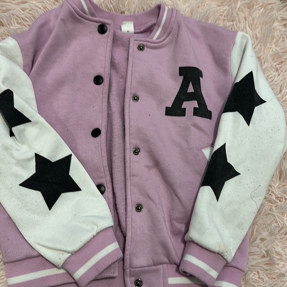 Purple light weight jacket